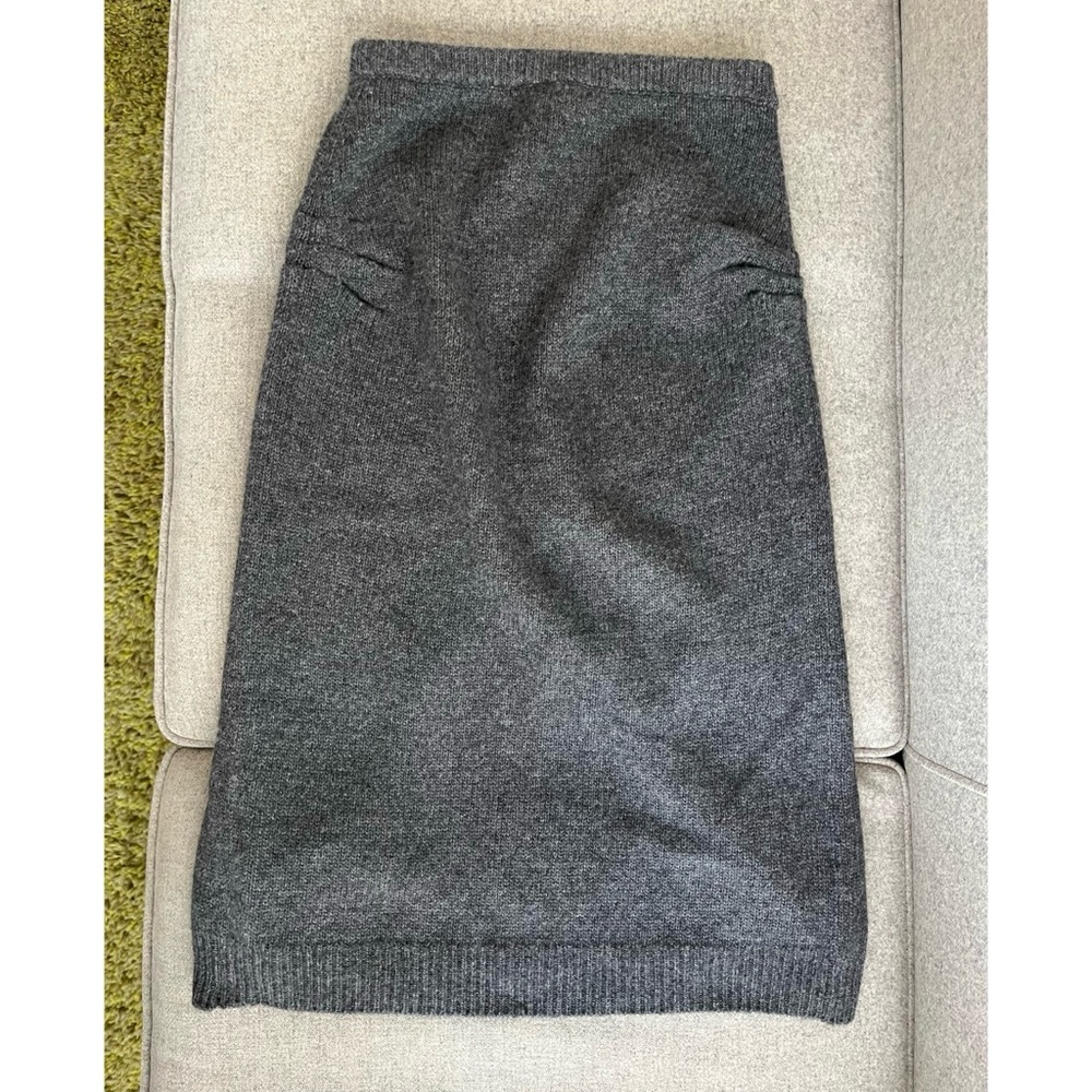 Prada Wool and Cashmere Skirt with Split - Picture 4 of 7